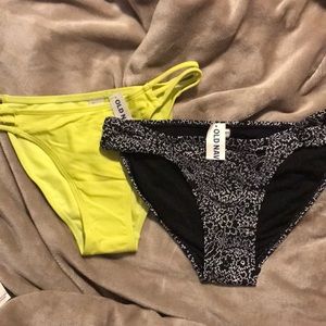 2 Brand New women’s bikini bottoms- Size XS